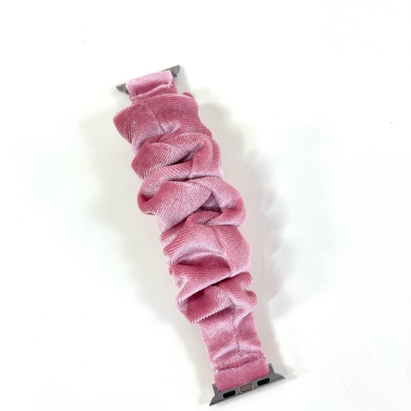 Blackweb Scrunchie Pink/Rose Apple Watch Band - 38/40/41 mm ~ NEW ~ Never Used - Picture 3 of 13